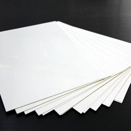 Белый сплошной листовой ПВХ 0.4x1220x2440 мм ZENOFOL-PRINT ТУ - фото