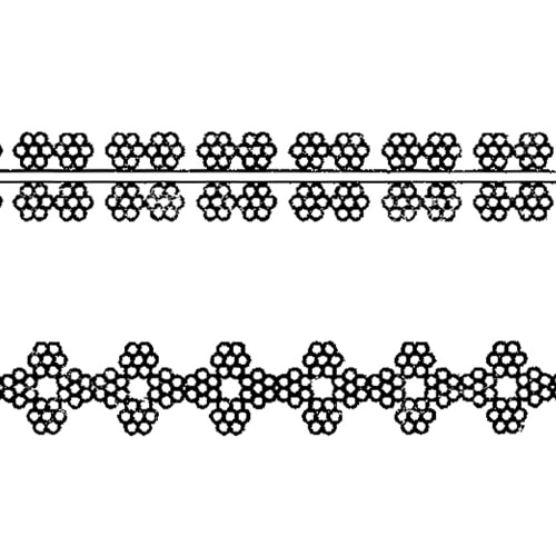 Плоские канаты 20x124x1.6 мм 8х4х9 (0+9)+32 о.с. ГОСТ 3092-80 - фото