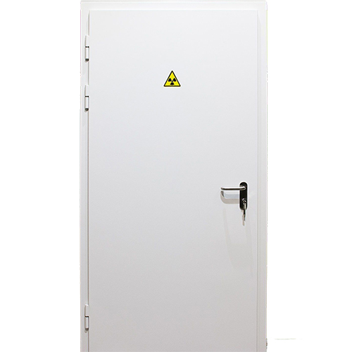 Рентгенозащитная дверь ДР-2 (двустворчатая) откатная Pb 1 1200х2100 мм - фото